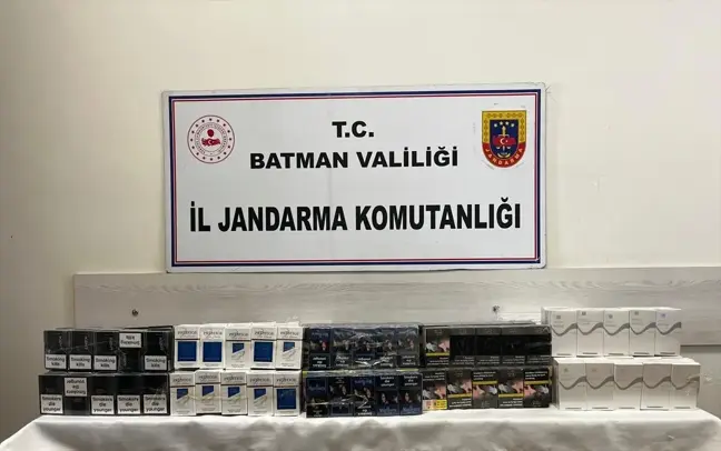 Batman'da Gümrük Kaçağı 1121 Paket Sigara Ele Geçirildi