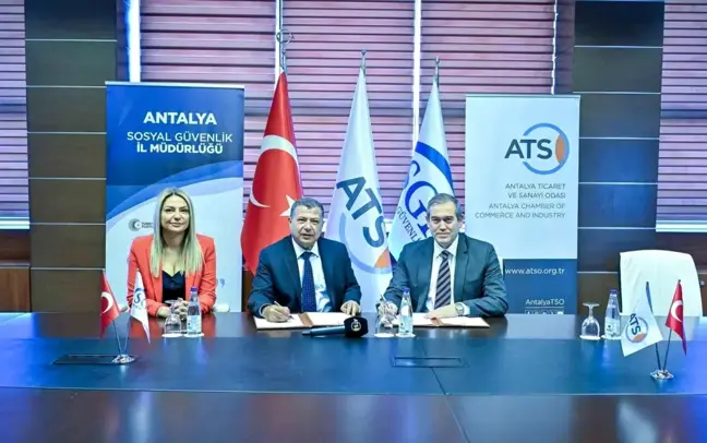 ATSO ve SGK arasında Ekonomik İş Birliği Protokolü İmzalandı