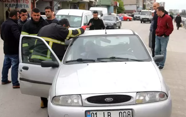 Kazada Araçta Sıkışan Hamile Kadın Bebeği İçin Ağladı
