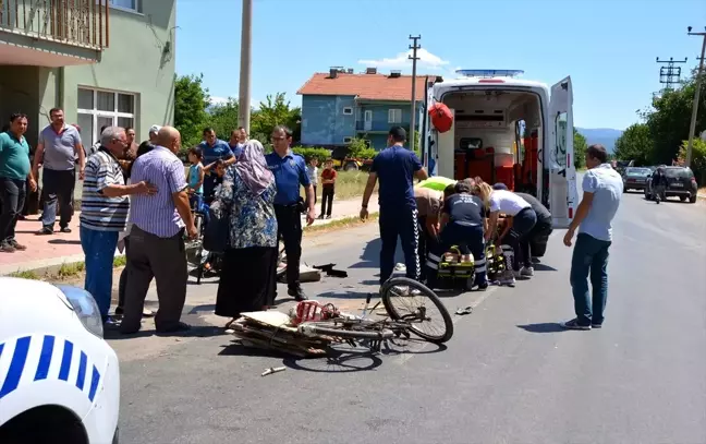 Uşak'ta trafik kazası: 2 yaralı