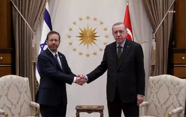Cumhurbaşkanı Erdoğan, İsral Cumhurbaşkanı Herzog ile Telefonda Görüştü