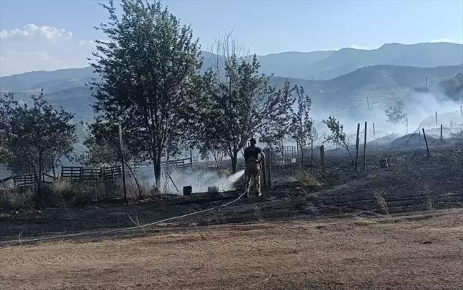 Ankara'nın Kızılcahamam ilçesinde çıkan yangın söndürüldü