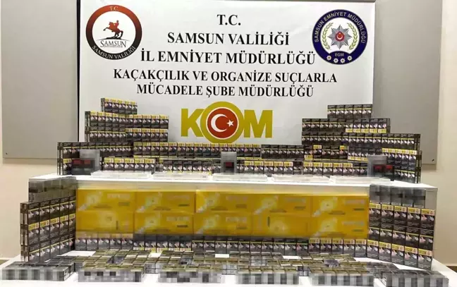 Samsun'da Kaçak Sigara Operasyonu: 884 Paket Ele Geçirildi