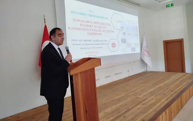 Boyabat'ta Kuraklıkla Mücadele Toplantısı Düzenlendi