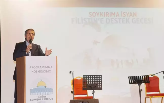 Kağıthane'de 'Soykırıma İsyan Filistin'e Destek Gecesi' Düzenlendi