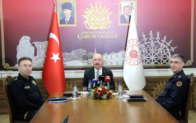 Çorum'da Suç Oranlarında Önemli Azalma Yaşandı