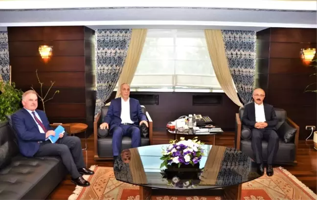 Rektör Elmas, Bakan Elvan'ı Ziyaret Etti