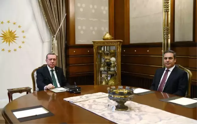 Erdoğan Hakan Fidan'ı Kabul Etti
