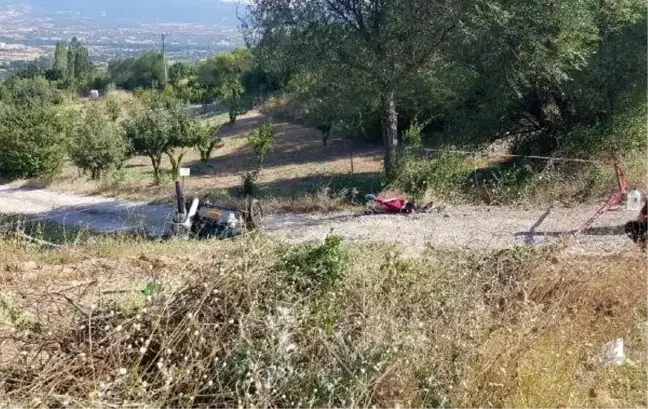 Devrilen sepetli motosikletin sürücüsü öldü