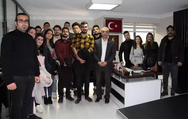 İzmir Kavram MYO öğrencilerinden İHA'ya ziyaret