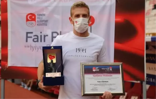 Pedro Henrique, TMOK Fair-Play ödülüne layık görüldü