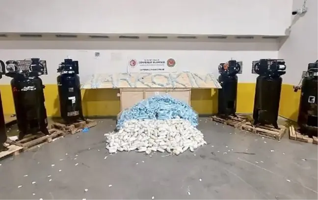 İstanbul Havalimanı'nda 427 Kilogram Metamfetamin Ele Geçirildi