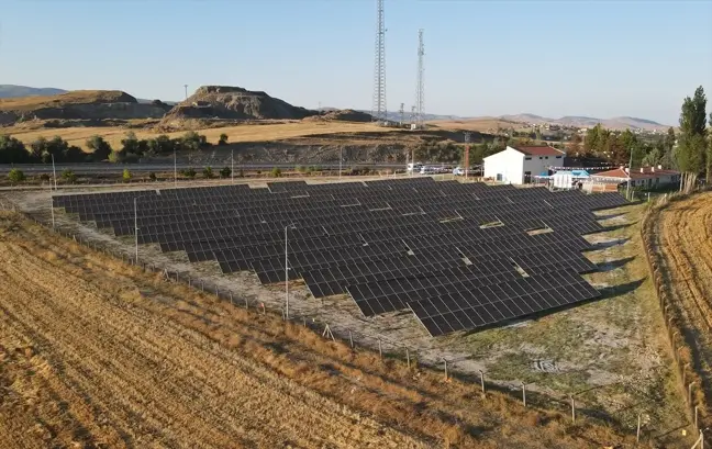 Çorum Belediyesi Eskice Köyü'nde Güneş Enerji Santrali Açtı