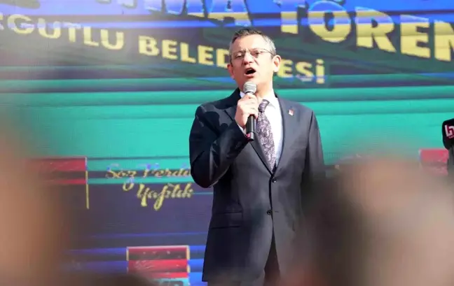 CHP Genel Başkanı Özgür Özel: Hatay'da en iyi aday Lütfü Savaş