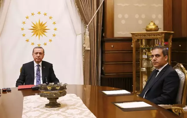 Cumhurbaşkanı Erdoğan, Fidan'ı Kabul Etti
