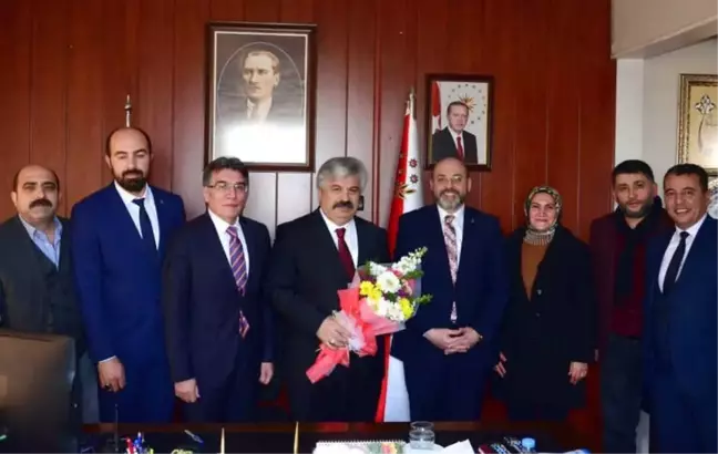Başkan Çetinbaş ve Yönetim Kurulu Üyeleri, Emniyet Müdürü Çevik'i Ziyaret Etti