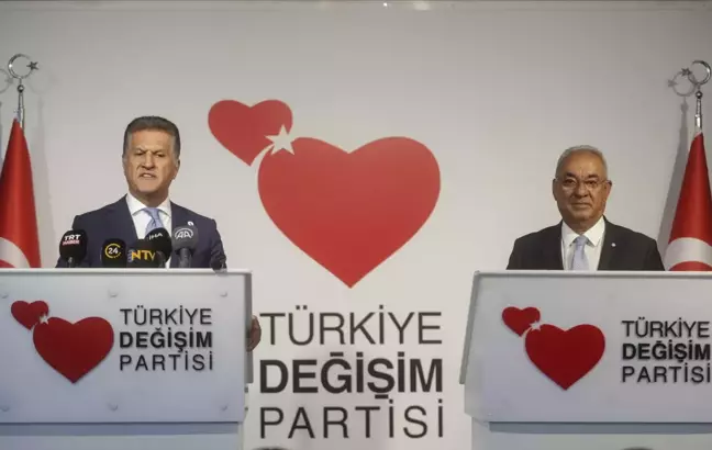 DSP Genel Başkanı Aksakal, TDP Genel Başkanı Sarıgül ile bir araya geldi
