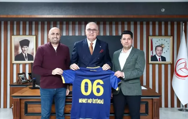 MKE Ankaragücü'nden Voleybol Federasyonu'na Ziyaret