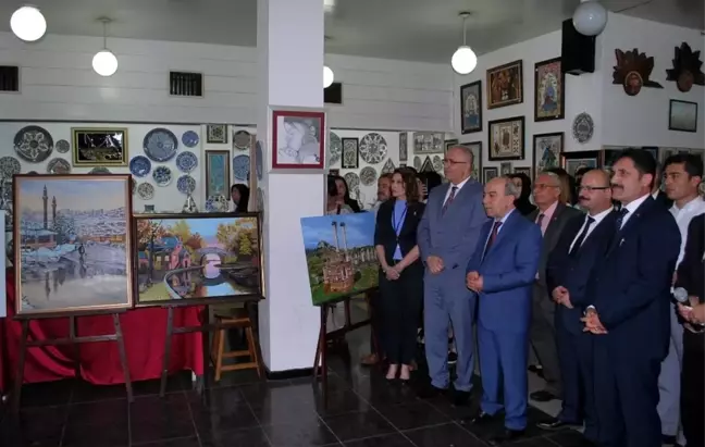 Salihli'de El Emeği Göz Nuru Eserler Görücüye Çıktı
