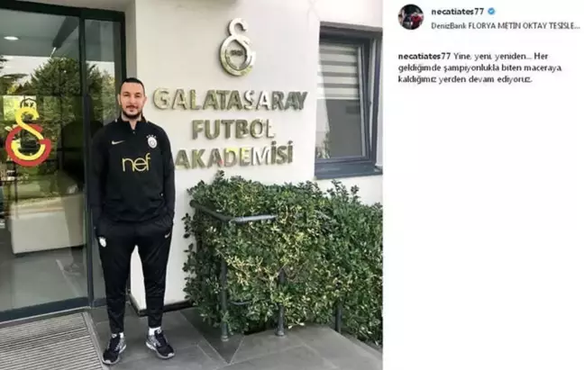 Necati Ateş, Galatasaray'da Görevine Başladı