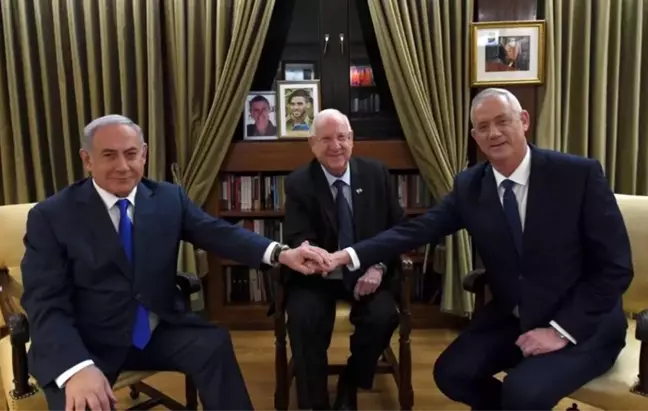 İsrail Cumhurbaşkanı Rivlin, Gantz ve Netanyahu ile görüştü