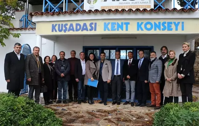 CHP Aydın Milletvekili Bülent Tezcan'dan Kuşadası'nda kurum ziyaretleri