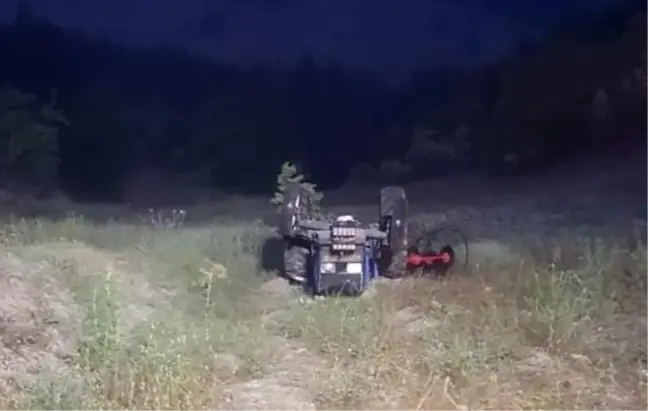 Son dakika haber... Balıkesir'de devrilen traktörün altında kalan kişi öldü