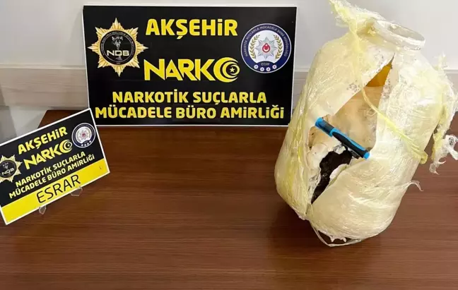 Akşehir'de Polisten Uyuşturucu Operasyonu: 1.5 Milyon Liralık Esrar Ele Geçirildi