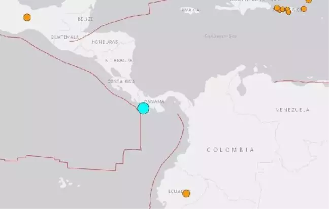 Panama'da 6.7 büyüklüğünde deprem