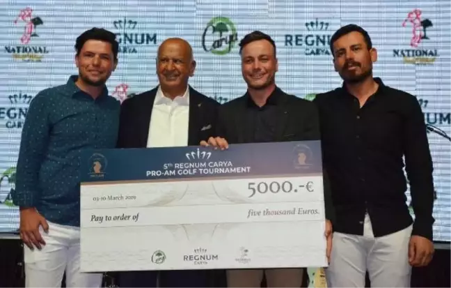 Regnum Carya Pro-Am Golf Turnuvası'nın Şampiyonu Ali Altuntaş