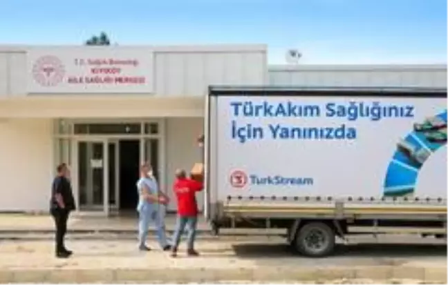 TürkAkım, Kıyıköy halkına ve bölgedeki hastanelere sağlık malzemesi bağışladı