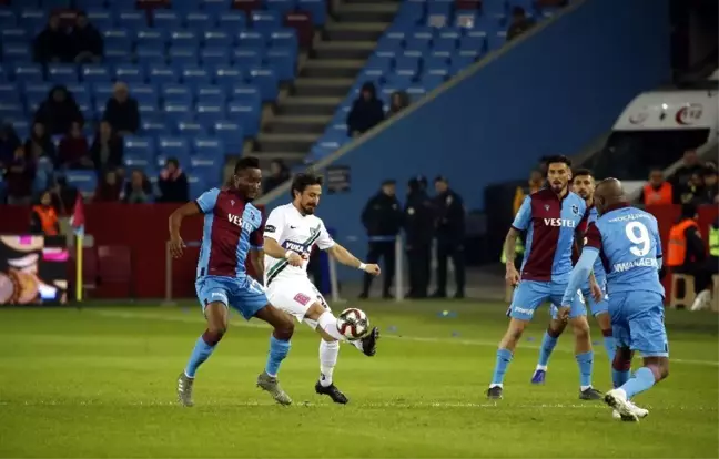 Ziraat Türkiye Kupası: Trabzonspor: 1 - Denizlispor: 0 (İlk yarı)