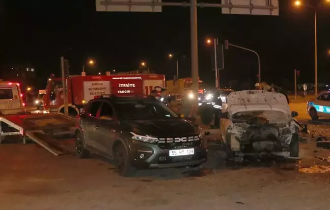 Samsun'da Zincirleme Trafik Kazası: 4 Yaralı