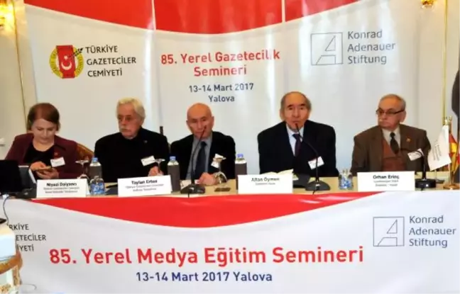 Yerel Gazetecilik Semineri Yalova'da Başladı