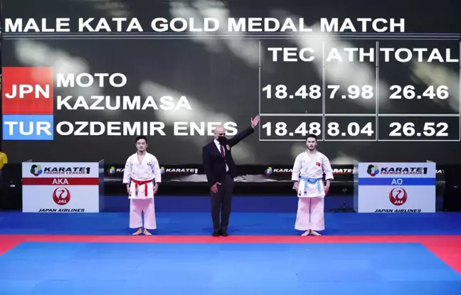 Son dakika haber: Milliler, Karate 1 Premier Ligi'nde bir altın, bir bronz madalya kazandı