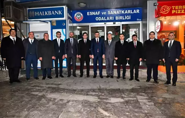 Erzurum Valisi Mustafa Çiftçi, ESOB'u ziyaret etti