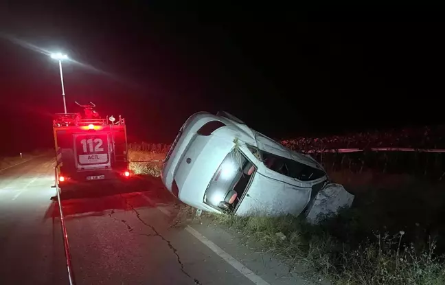 Tekirdağ'da Otomobil Devrildi: 1 Ölü, 1 Yaralı