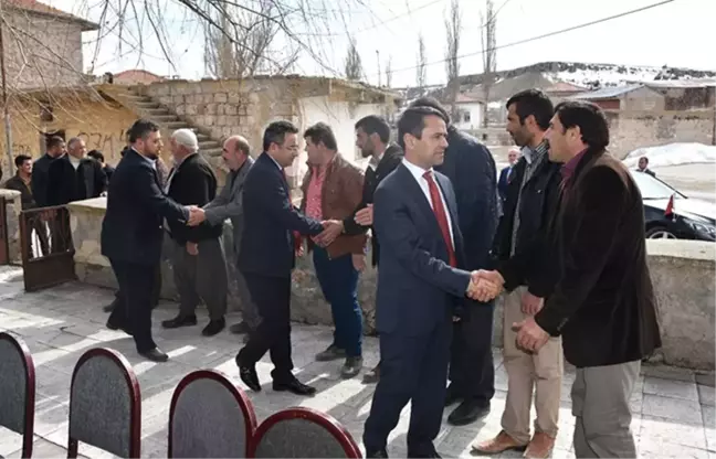 Vali Aktaş, Derinkuyu'da Köy Ziyaretlerinde Bulundu