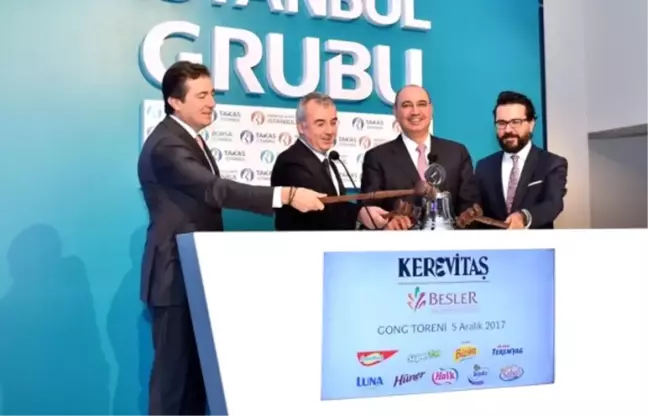 Borsa İstanbul'da Kerevitaş İçin Gong Töreni Düzenlendi