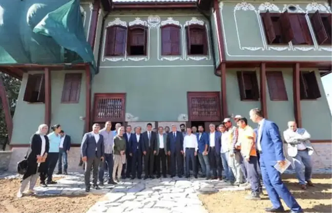 Başkan Karaosmanoğlu'ndan Demirci Konağı'nda İnceleme