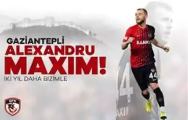 Alexandru Maxim 2 yıl daha Gaziantep'te