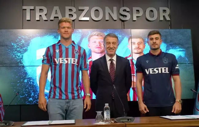 Trabzonspor'dan Cornelius ve Dorukhan Tökez'e imza töreni -1-