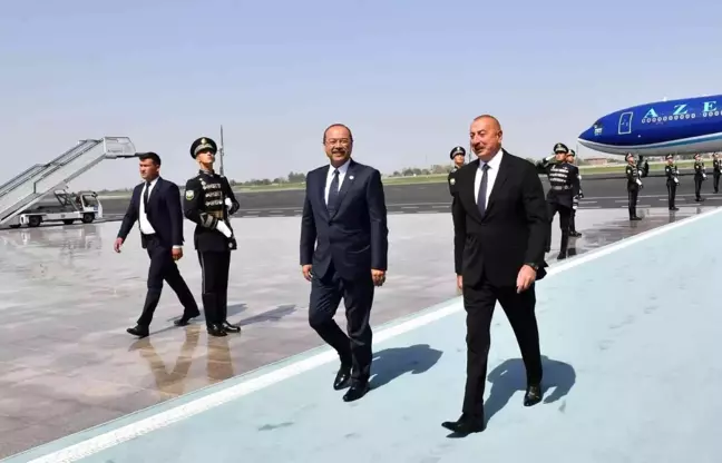 Aliyev, Şanghay İşbirliği Örgütü Zirvesi'ne katılmak üzere Özbekistan'da