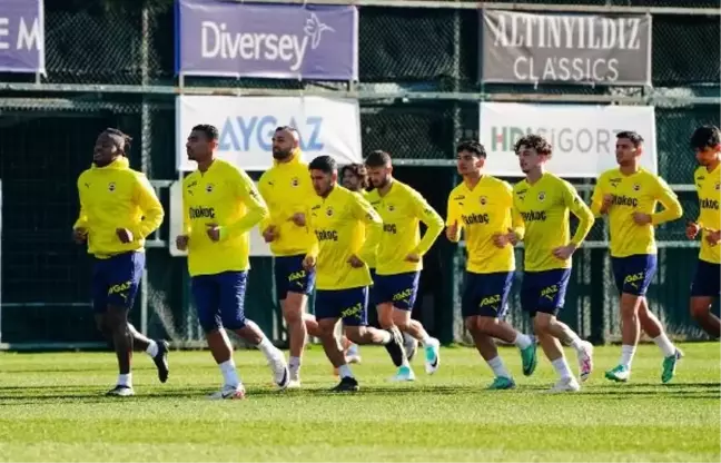 Fenerbahçe, Alanyaspor maçı için hazırlıklarını sürdürdü