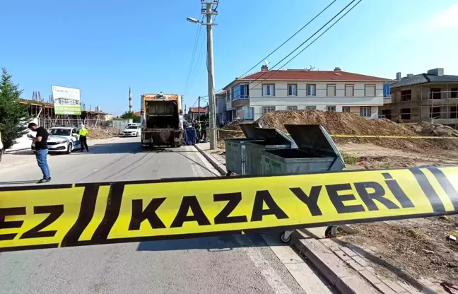 Konya'da Bisikletli Çocuğa Çöp Kamyonu Çarptı, Hayatını Kaybetti