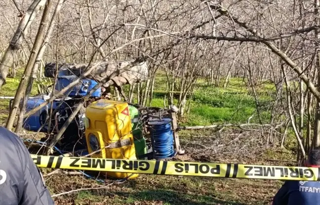 Karasu'da Traktör Devrildi: Sürücü Hayatını Kaybetti