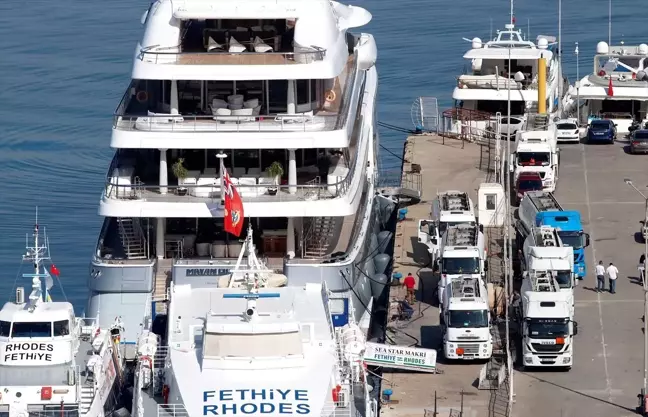 Lüks yata Fethiye'de 230 bin litre yakıt ikmali