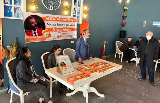 Yazar Ekrem Arpak Adıyaman'da imza günü düzenledi