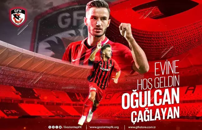 Gaziantep Futbol Kulübü, Oğulcan Çağlayan ile sözleşme imzaladı