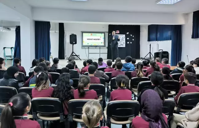 Sorgun'da öğrencilere vergi bilinci eğitimi verildi